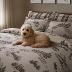 Levtex Home Lodge Toile Duvet Cover Set 8 Levtex Home Lodge Toile Duvet Cover Set -Bedding Shop 7833482 ALT3