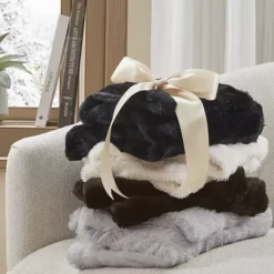 Madison Park Duke Faux Fur Comforter Set With Shams -Bedding Shop 7840233 CC ALT10