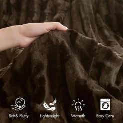 Madison Park Duke Faux Fur Comforter Set With Shams -Bedding Shop 7840233 CC ALT5