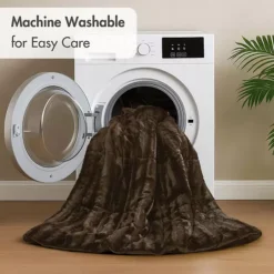 Madison Park Duke Faux Fur Comforter Set With Shams -Bedding Shop 7840233 CC ALT6