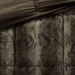 Madison Park Marselle Faux Fur Comforter Set With Throw Pillow -Bedding Shop 7840377 CC ALT2