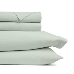 Home Collection Ultra Soft Solid Cotton Sheet Set -Bedding Shop 7843888 Green Haze