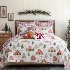 Levtex Home Gingerbread Village Quilt Set Or Euro Sham