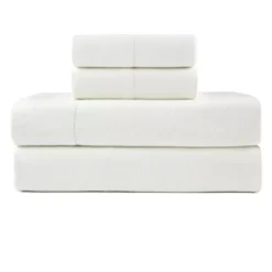 Pointehaven 180 GSM Brushed Cotton Flannel Sheet Set Or Pillowcases -Bedding Shop 7869418 Pearl Ivory