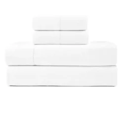 Pointehaven 180 GSM Brushed Cotton Flannel Sheet Set Or Pillowcases -Bedding Shop 7869418 White