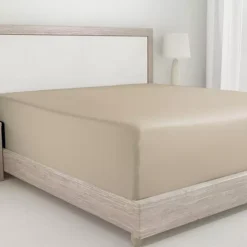 California Design Den Deep Pocket Fitted Sheet Only - Soft 400 Thread Count, 100% Cotton Sateen -Bedding Shop 7928635 Beige Golden Tone 1