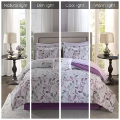 Madison Park Essentials Eden Comforter Set With Cotton Bed Sheets And Throw Pillow -Bedding Shop 8692257 CC ALT6